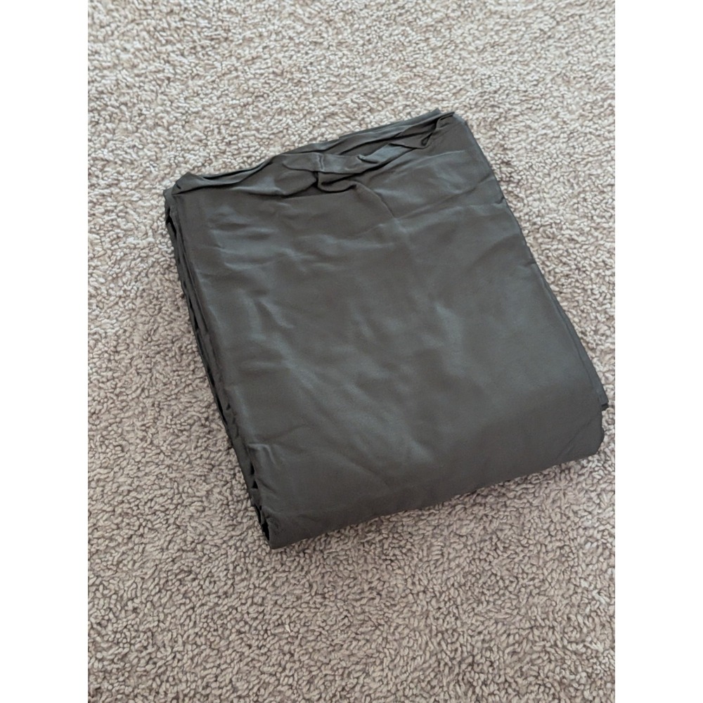 Quince Bamboo Fitted Sheet Set Charcoal Full Size NWT No Flat Sheet 2 Pillowcase